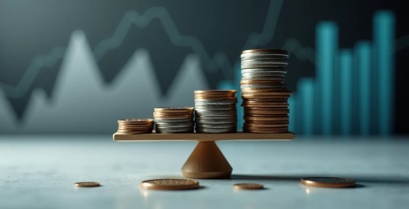 Bureau moderne avec calculatrice et graphiques d'analyse fiscale pour entrepreneurs canadiens