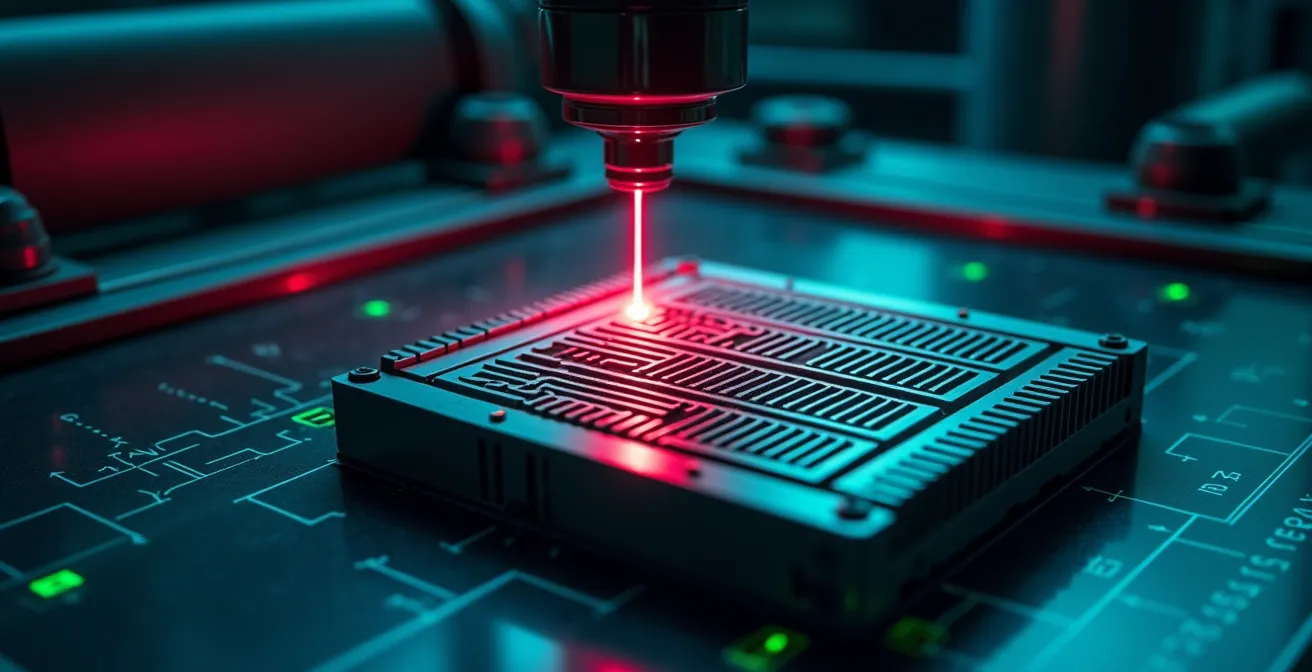 Système de vision 3D inspectant une plaque de refroidissement de batterie en production