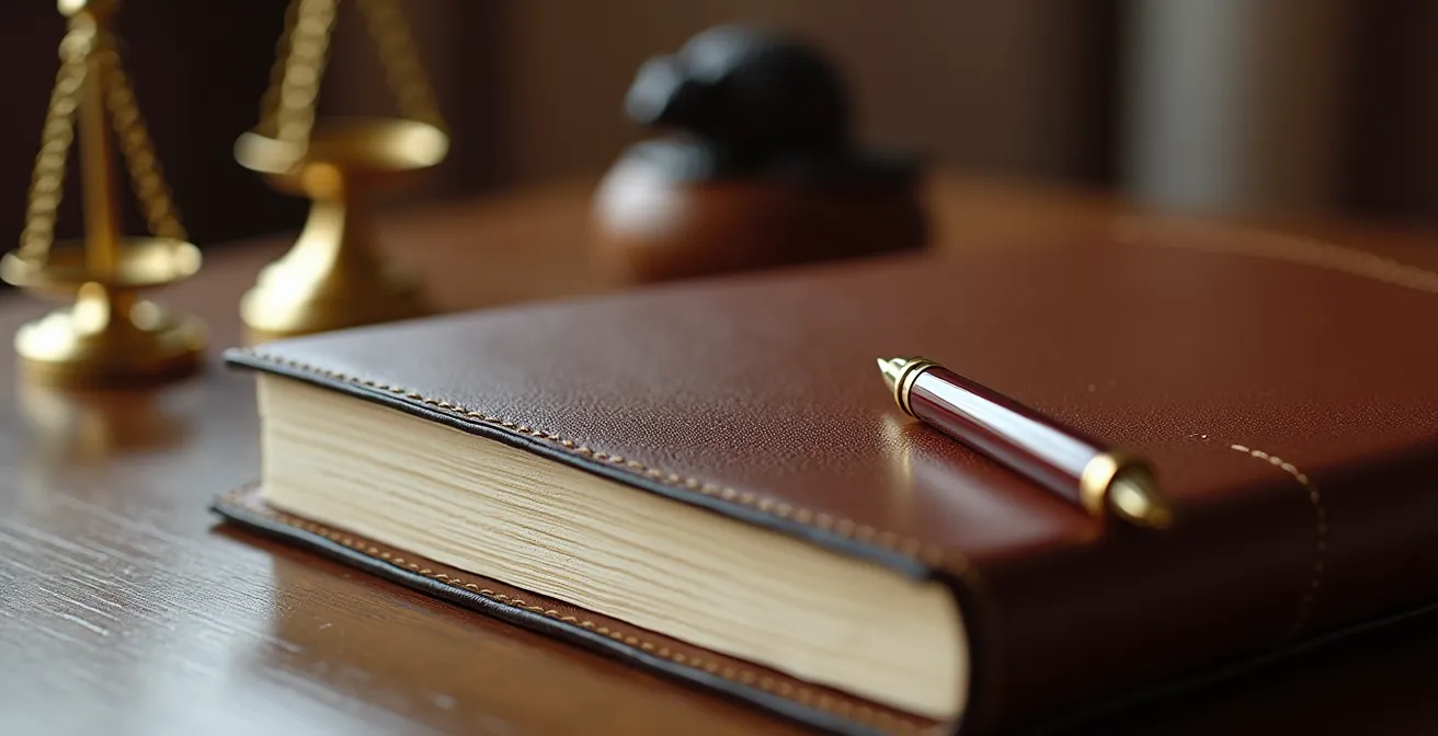 Analyse de dossiers d'employés avec documents et balance de justice