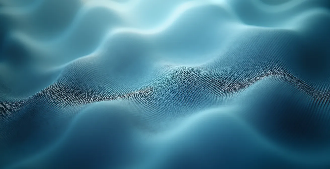 Vue macro de filtres superposés créant un effet de tri visuel