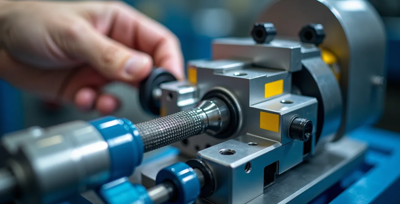 Système de changement rapide d'outils avec gabarits standardisés dans un atelier de production